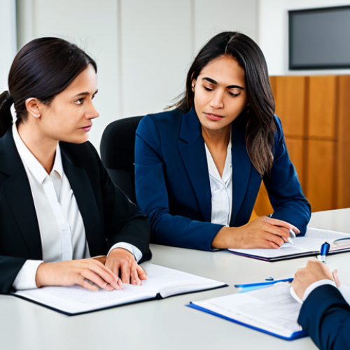 Home 11 A diverse group of professionals, including a lawyer, a social worker, and a psychologist, collaboratively discussing and reviewing documents in a modern, well-lit conference room. They are focused on policy papers and legal texts related to victim protection and support mechanisms. All individuals are depicted in modest and appropriate business professional attire. The setting reflects a dedicated and collaborative effort towards legal reform and enhanced support systems for victims.
fully clothed, appropriate attire, professional dress, safe for work, appropriate content, professional, perfect anatomy, correct proportions, natural pose, well-formed hands, proper finger count, natural body proportions, high quality, detailed, clear focus, professional photography