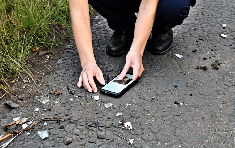 범죄 피해자 법적 대응 - Reporting to the Police**

"A concerned citizen, fully clothed in modest attire, reporting a crime t...