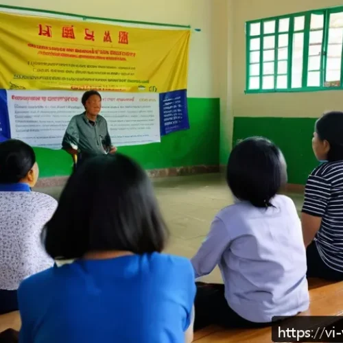 Home 30 범죄 피해자 지원을 위한 국회 입법 동향 - A compassionate community education workshop in a Vietnamese village hall, featuring diverse adults ...